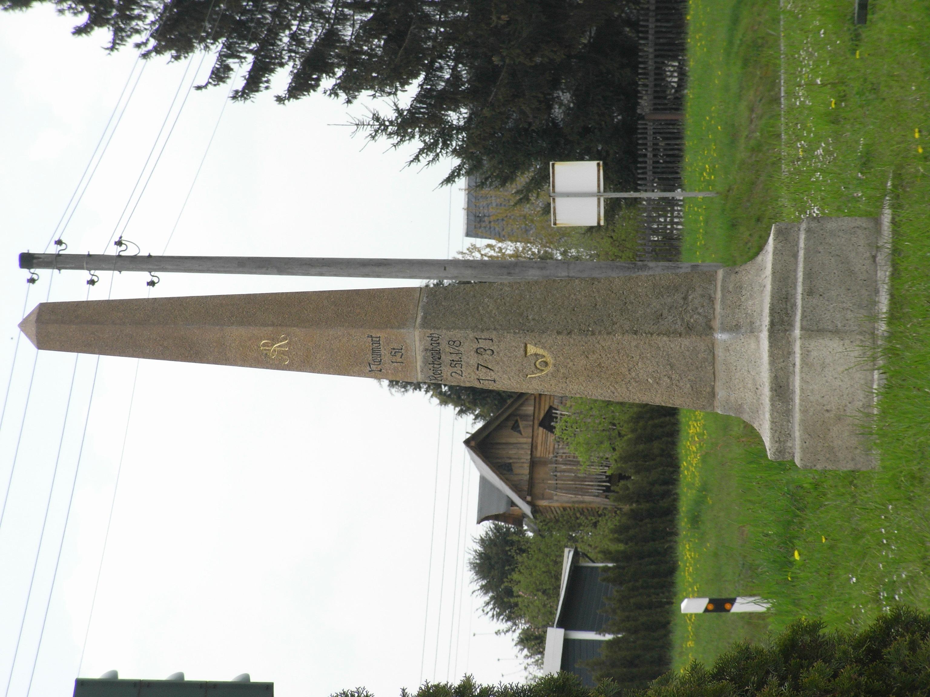 Kursächsische Postmeilensäule Schönfels