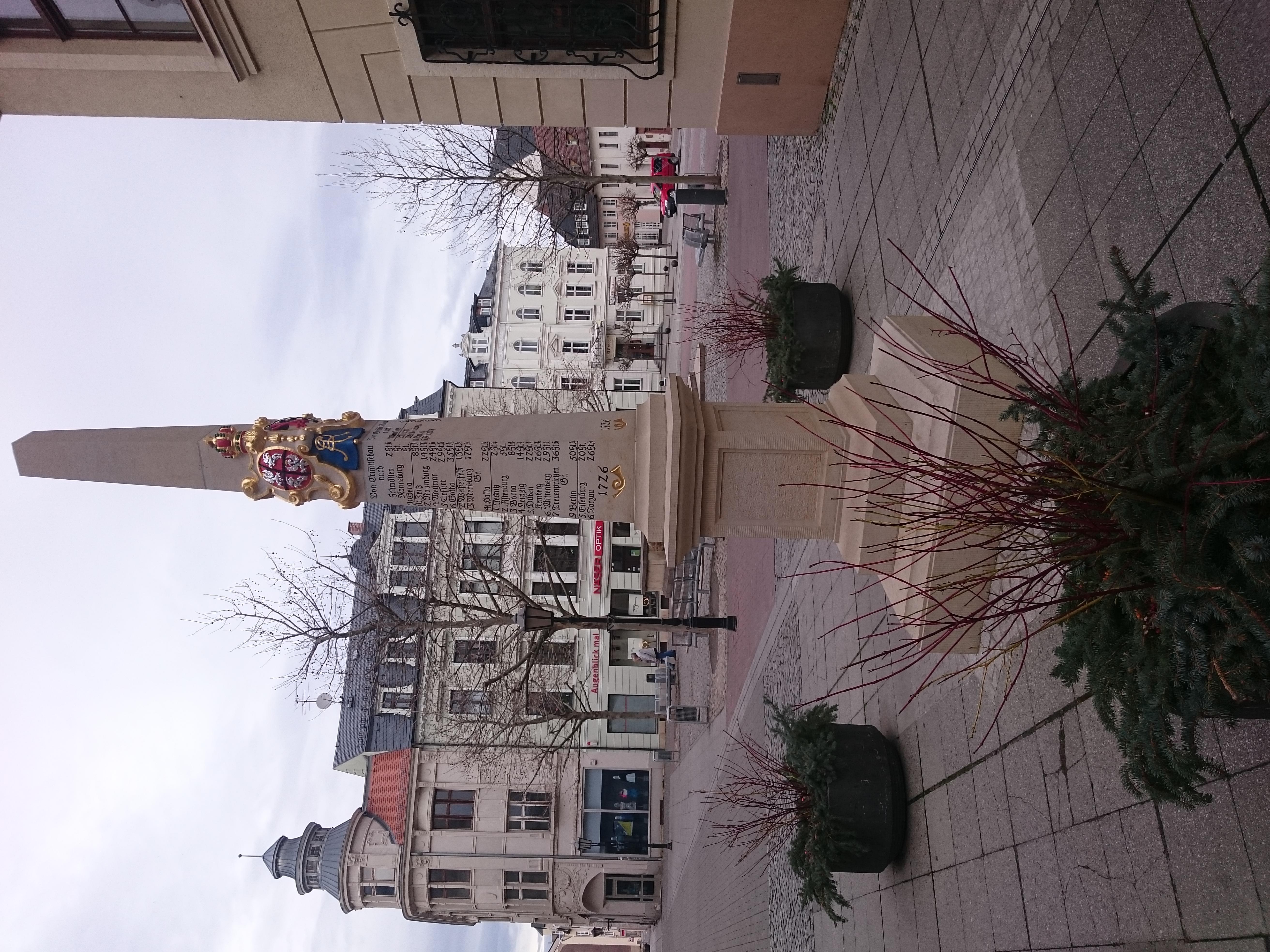 Kursächsische Postmeilensäule Crimmitschau