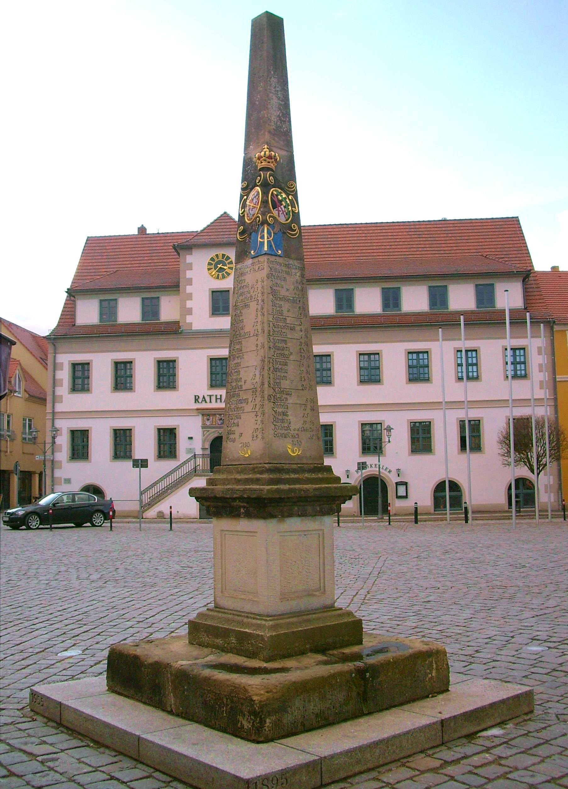 Kursächsische Postmeilensäule Hoyerswerda