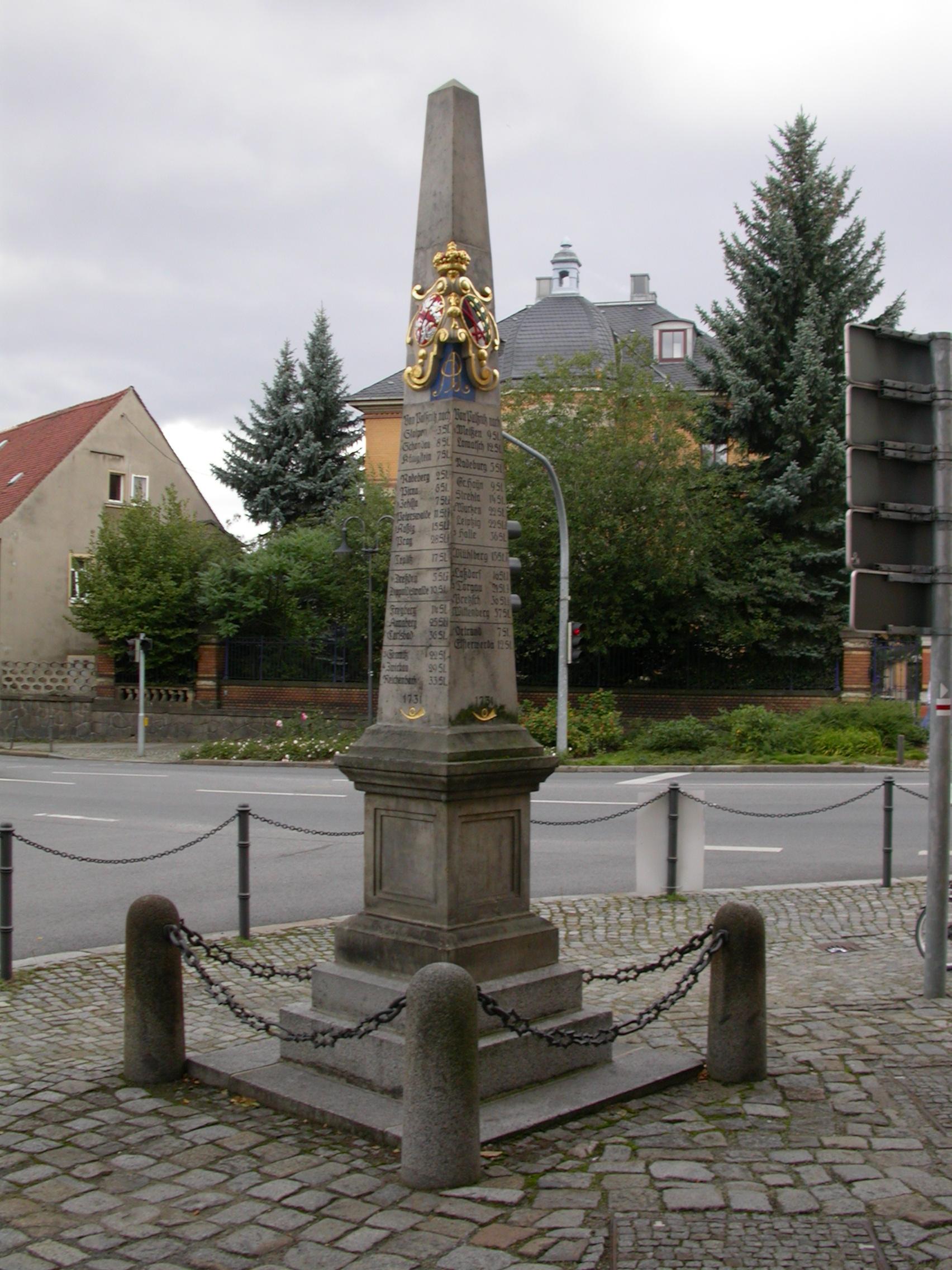Kursächsische Postmeilensäule Pulsnitz