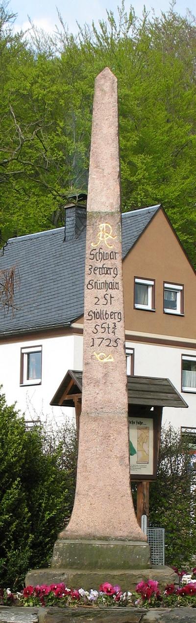 Kursächsische Postmeilensäule Schwarzenberg