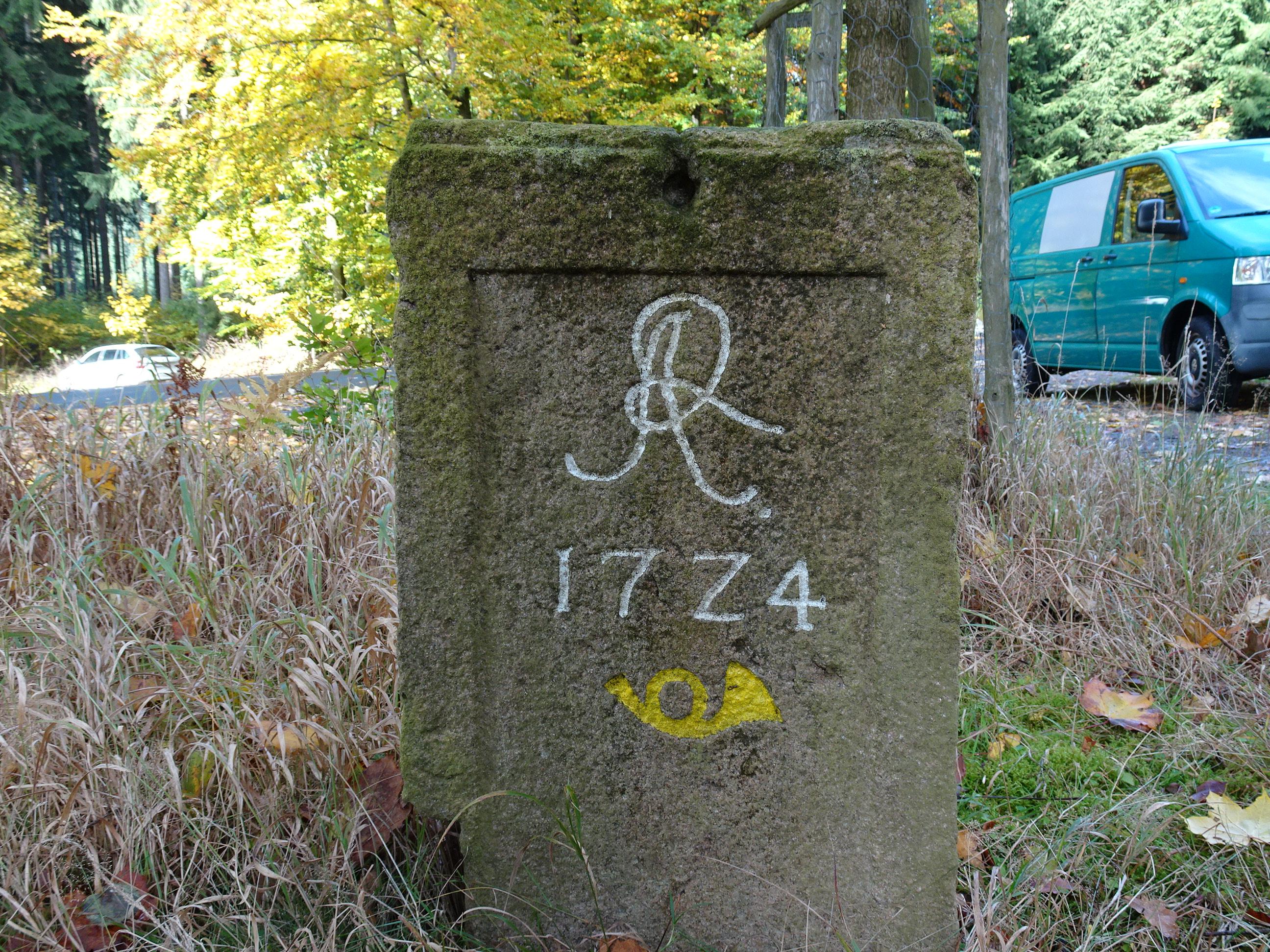 Kursächsische Postmeilensäule Marienberg