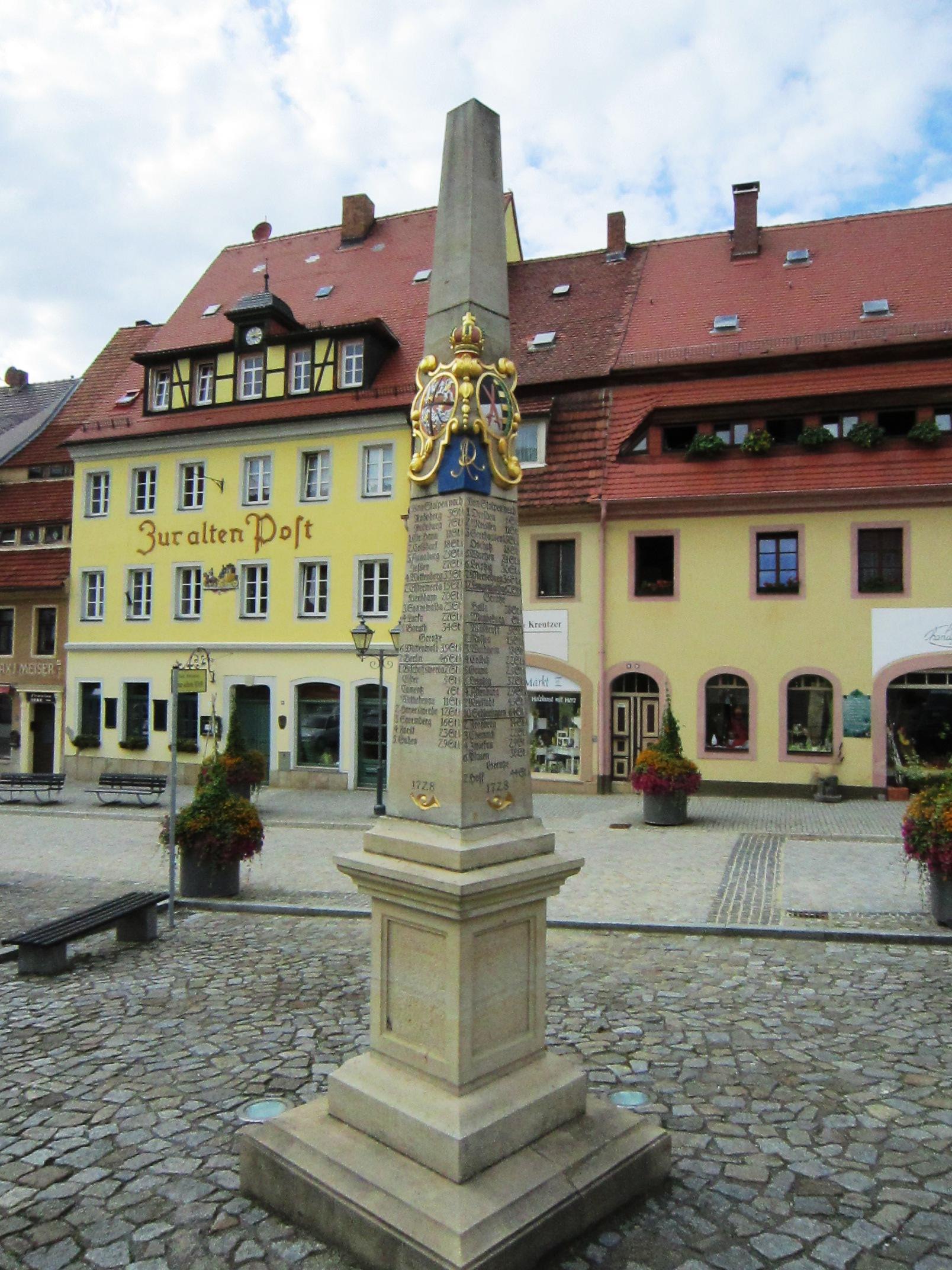 Kursächsische Postmeilensäule Stolpen