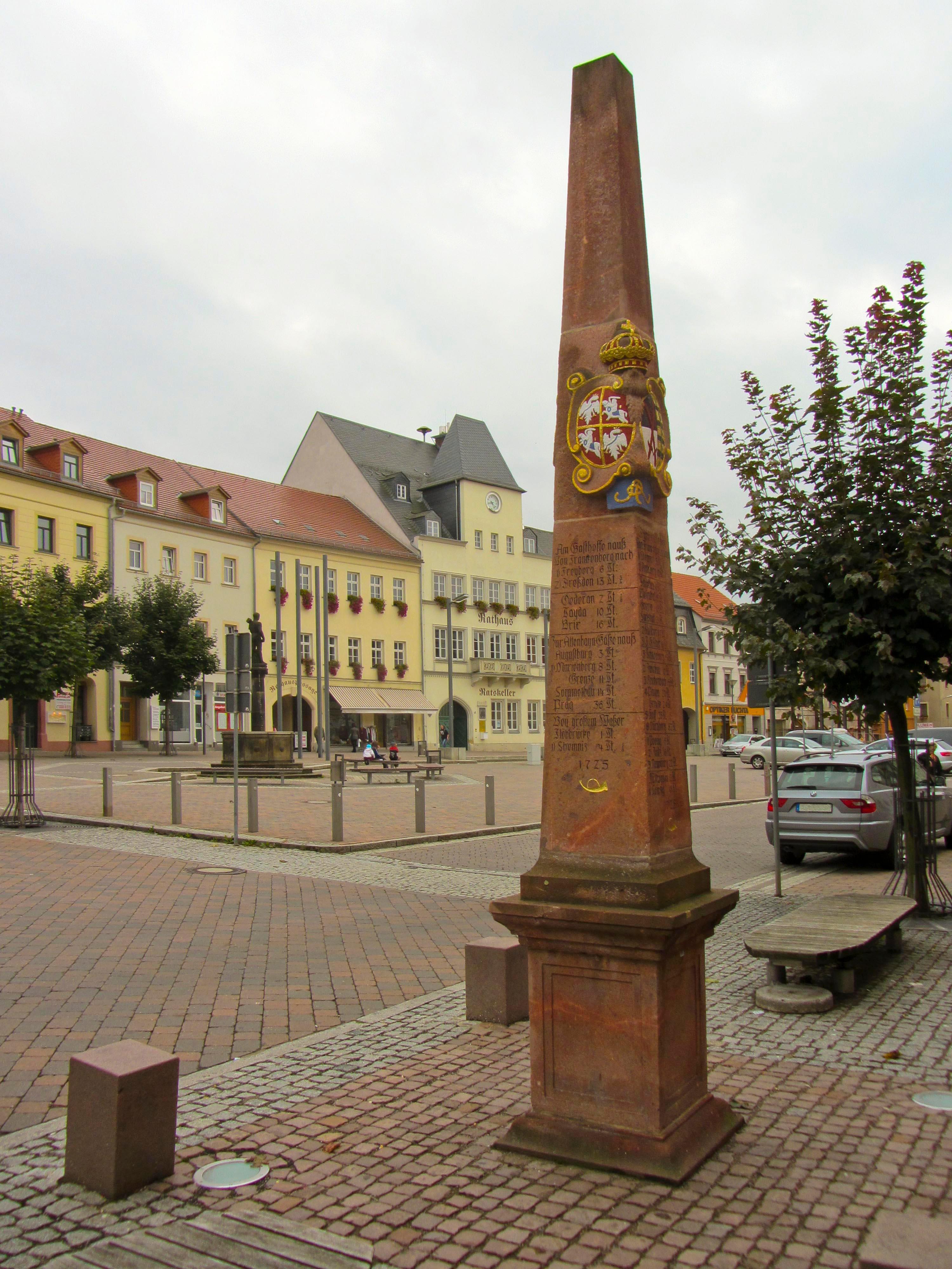 Kursächsische Postmeilensäule Frankenberg