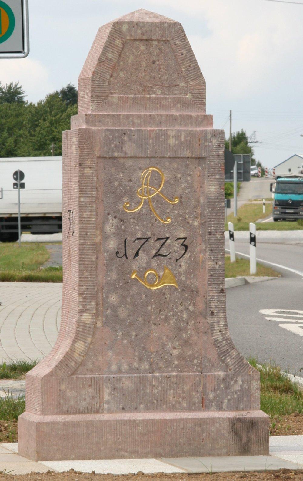 Kursächsische Postmeilensäule Chemnitz-Röhrsdorf