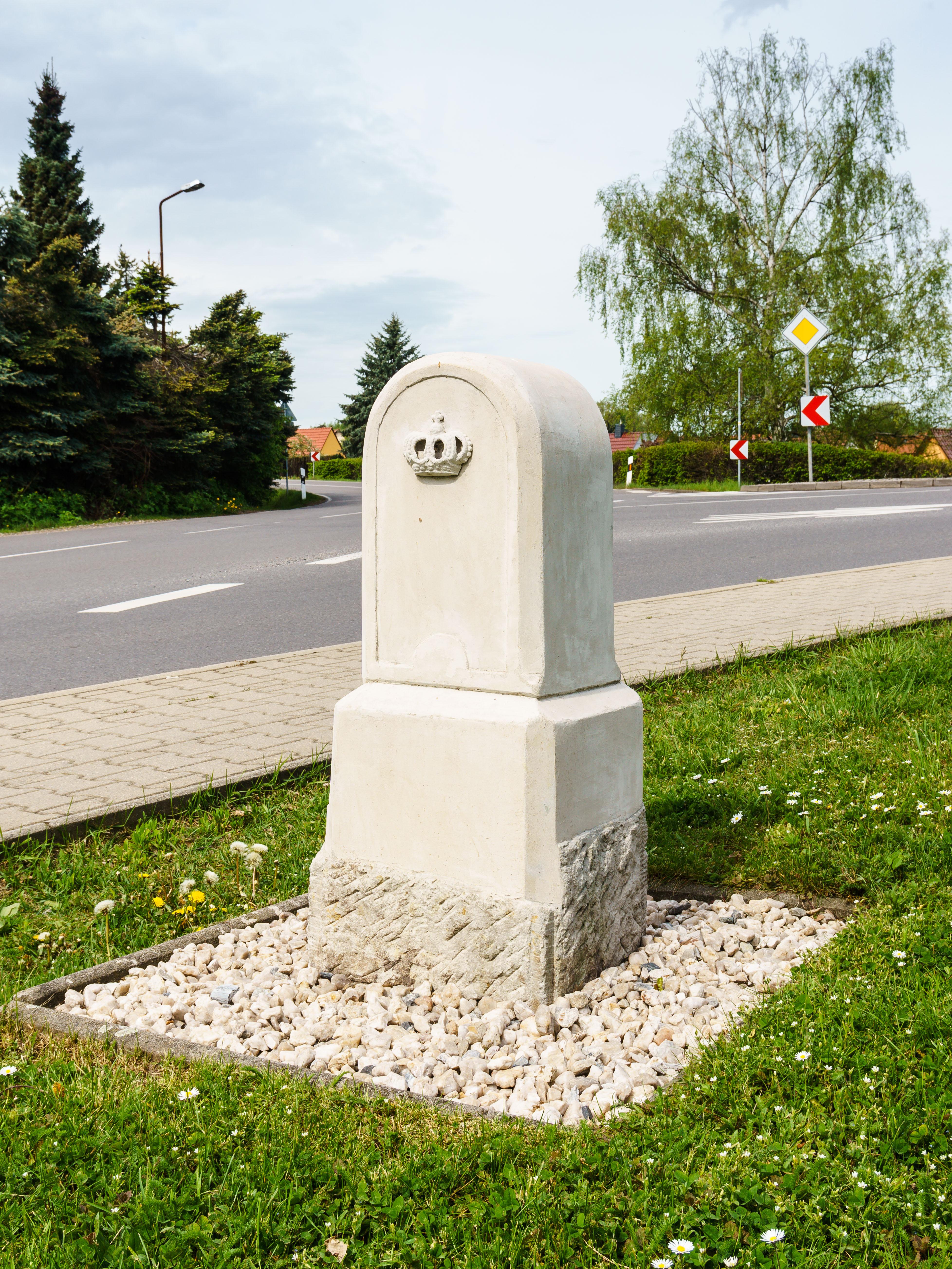 Königlich-Sächsischer Meilenstein Niederwiesa