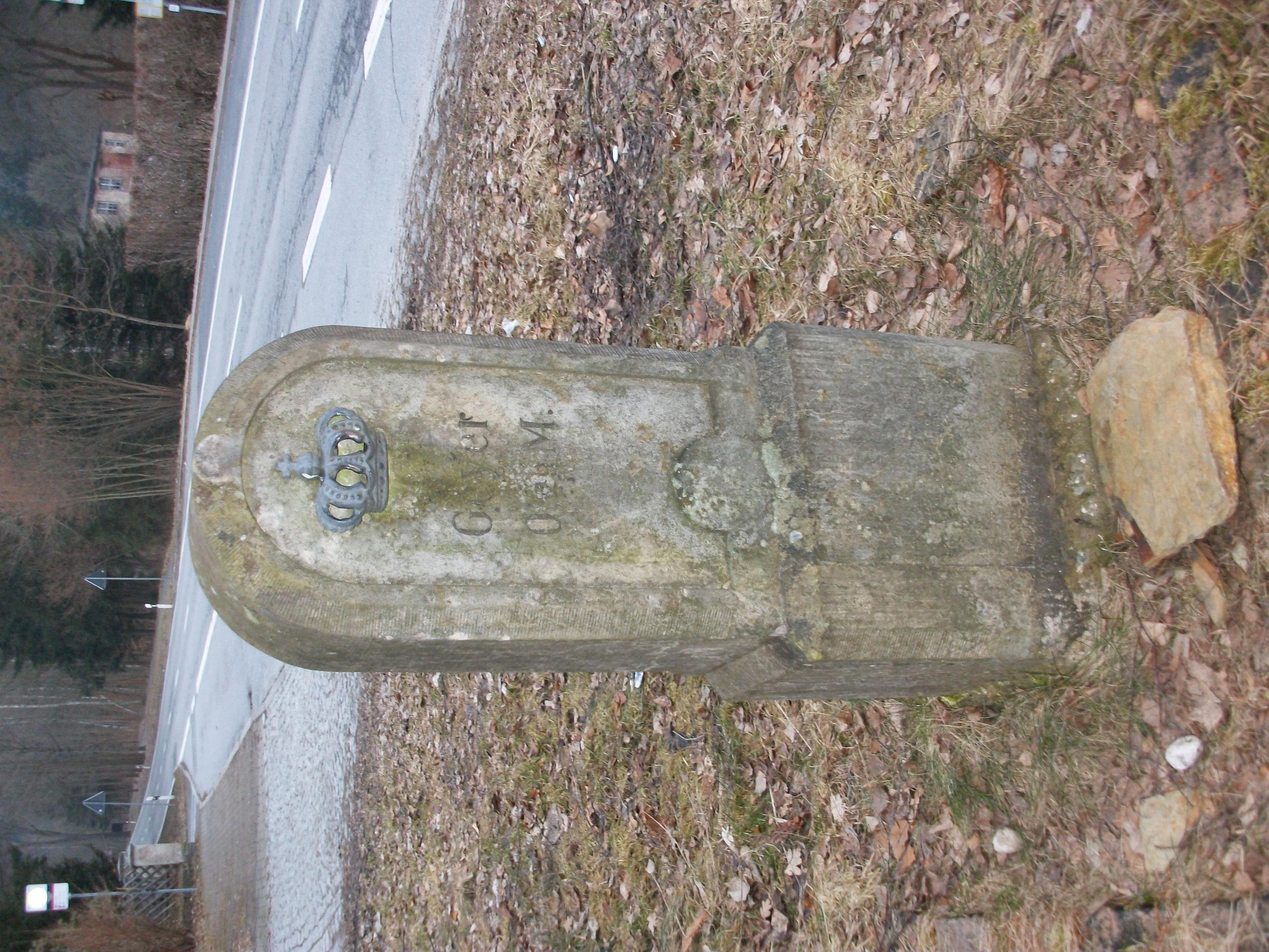 Königlich-Sächsischer Meilenstein Tannenberg