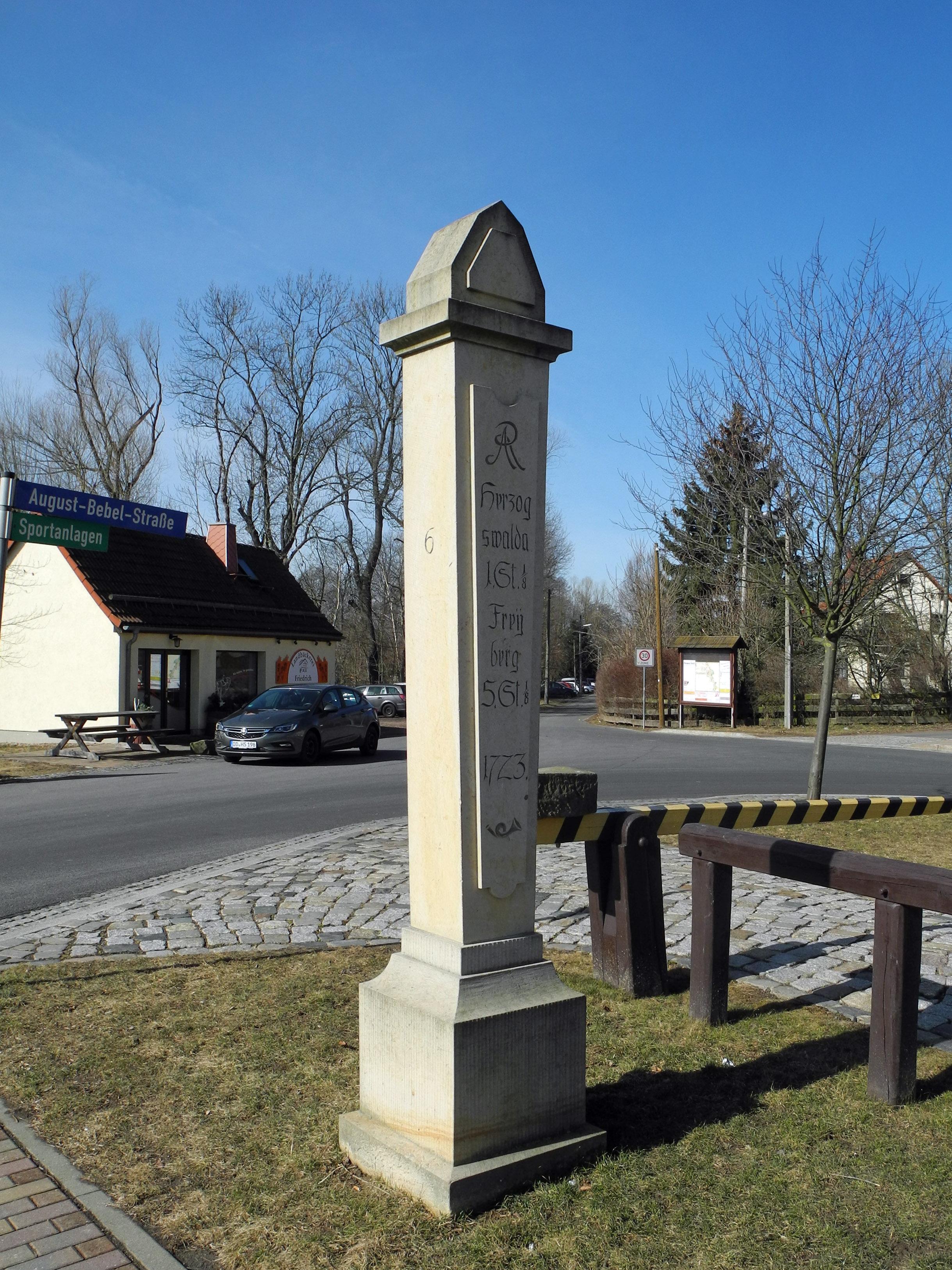 Kursächsische Postmeilensäule Grumbach