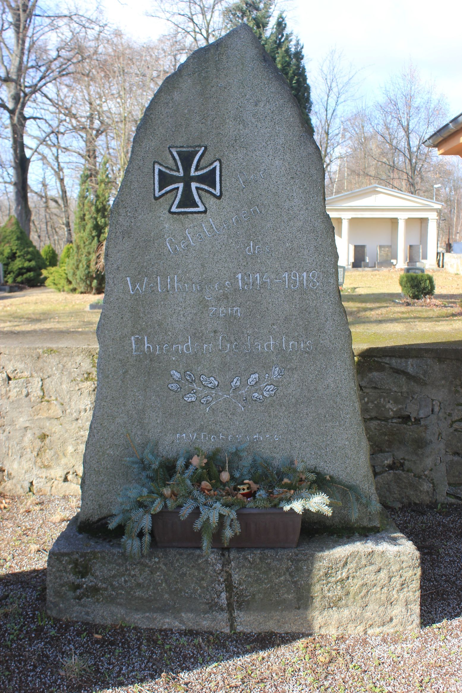 Denkmal für die Gefallenen des Ersten Weltkrieges in Doberschau