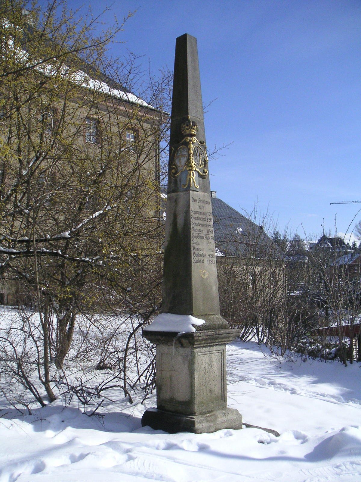 Kursächsische Postmeilensäule Elterlein